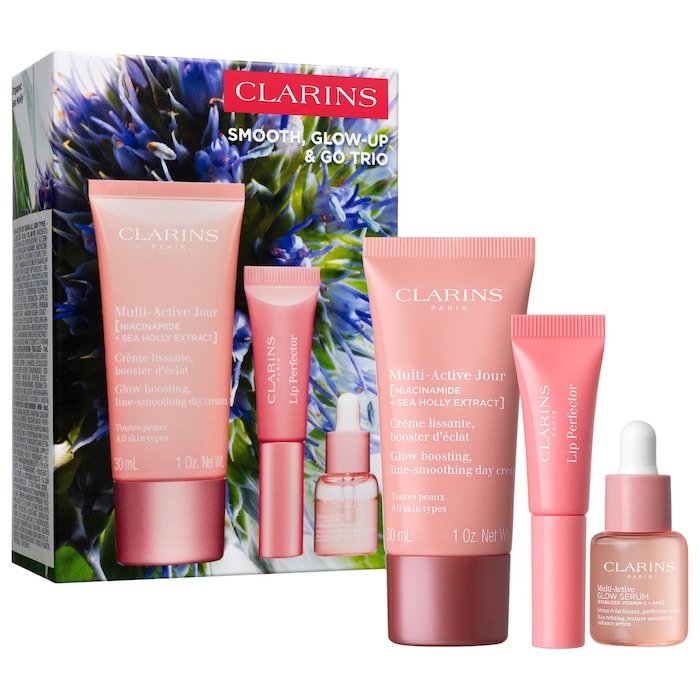 Clarins Smooth, Glow-Up & Go Set *Pre-Order*